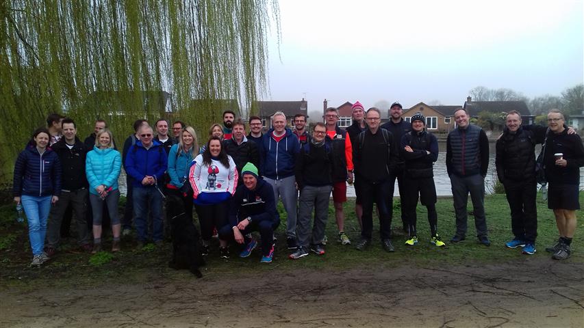 Charity walk for Comic Relief - Team Photo
