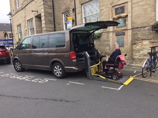 Disabled parking bay