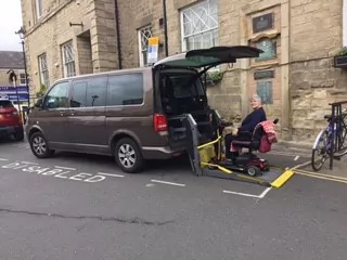 Disabled parking bay