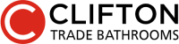 Clifton trade bathrooms logo